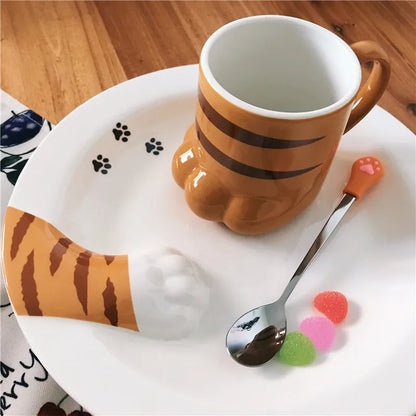 Cute Cat Paw Mug Coffee