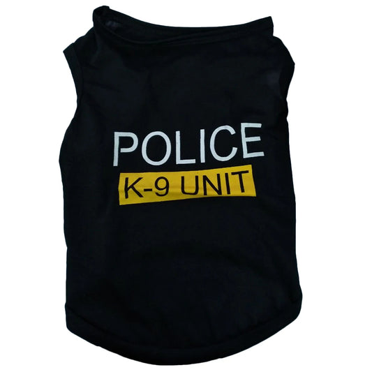 Police Suit Cosplay Dog Clothes