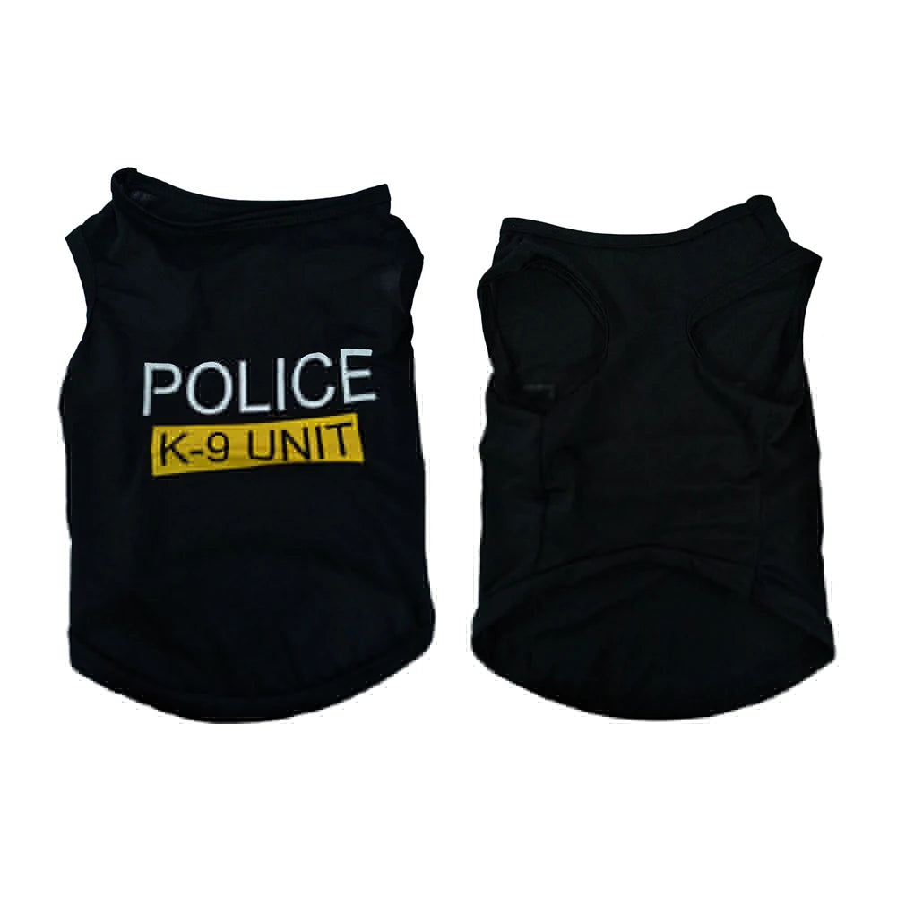 Police Suit Cosplay Dog Clothes