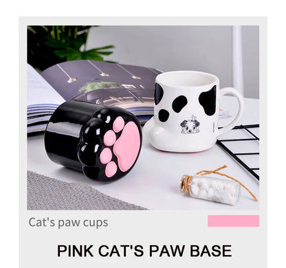 Cute Cat Paw Mug Coffee