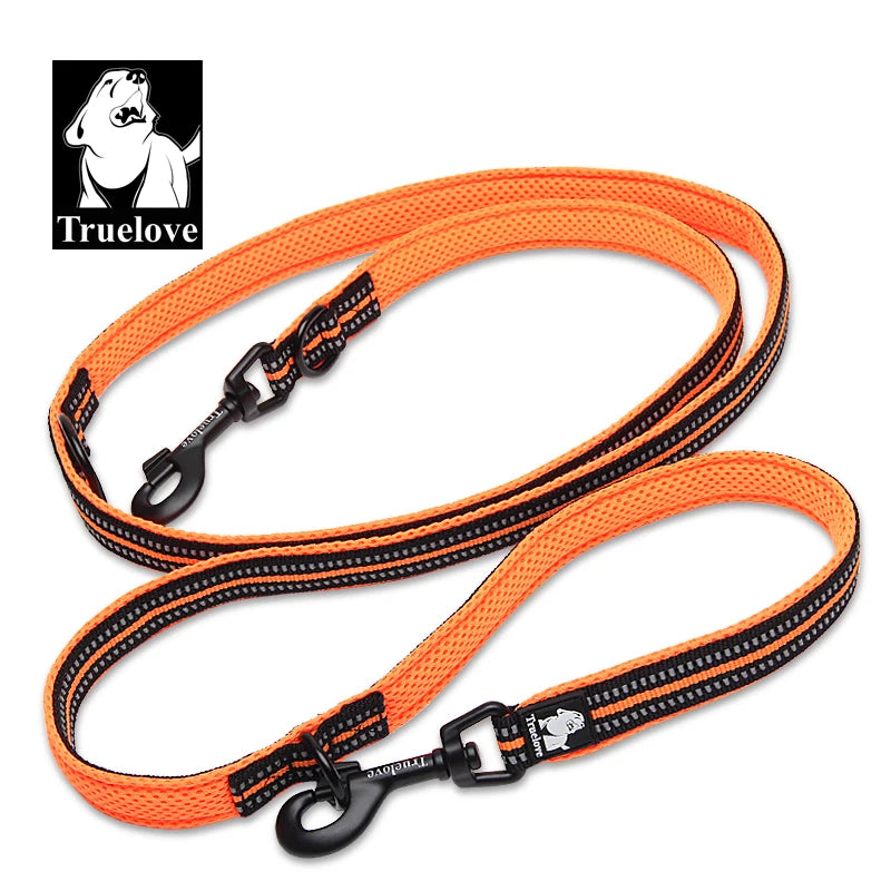 Truelove Pet Dog Leash Multi-function Reflective Hand Free T