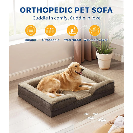 Extra Large Eco-Friendly Dog Bed Orthopedic Sofa Design Egg-