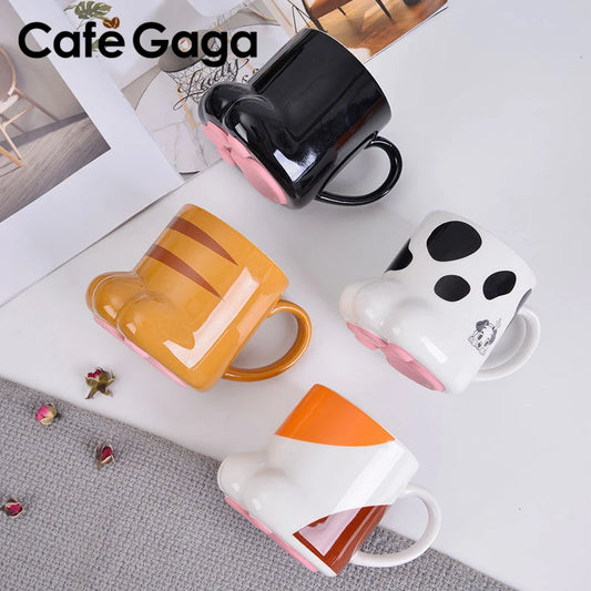 Cute Cat Paw Mug Coffee