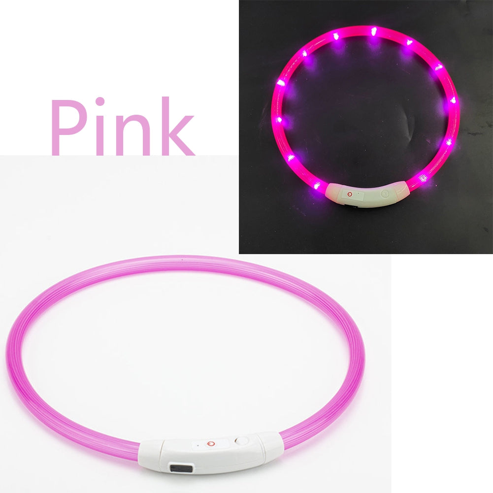 Led Glowing Dog Collar Pet