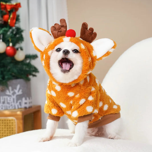 Pet Dog Christmas Clothes Elk