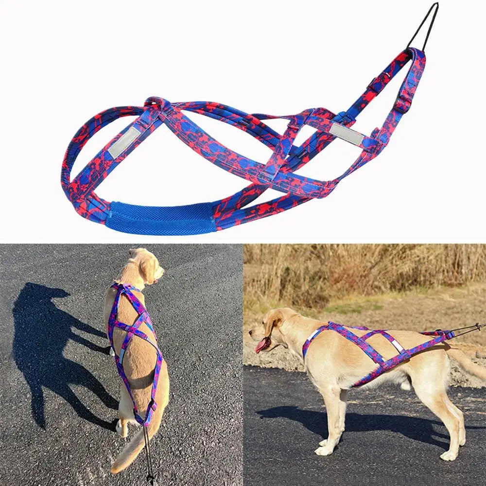 Pulling Harness For Dogs Puppy Harness Adjustable Reflective
