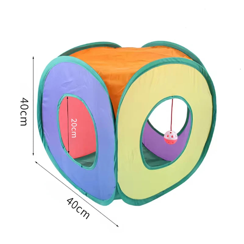 Cat Tunnel Interactive Toy Hide