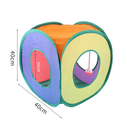 Cat Tunnel Interactive Toy Hide