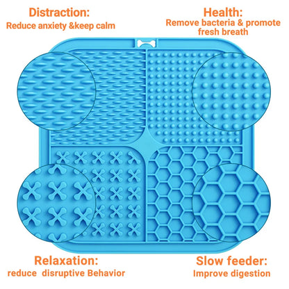 Silicone Slow‑Feeding Mat