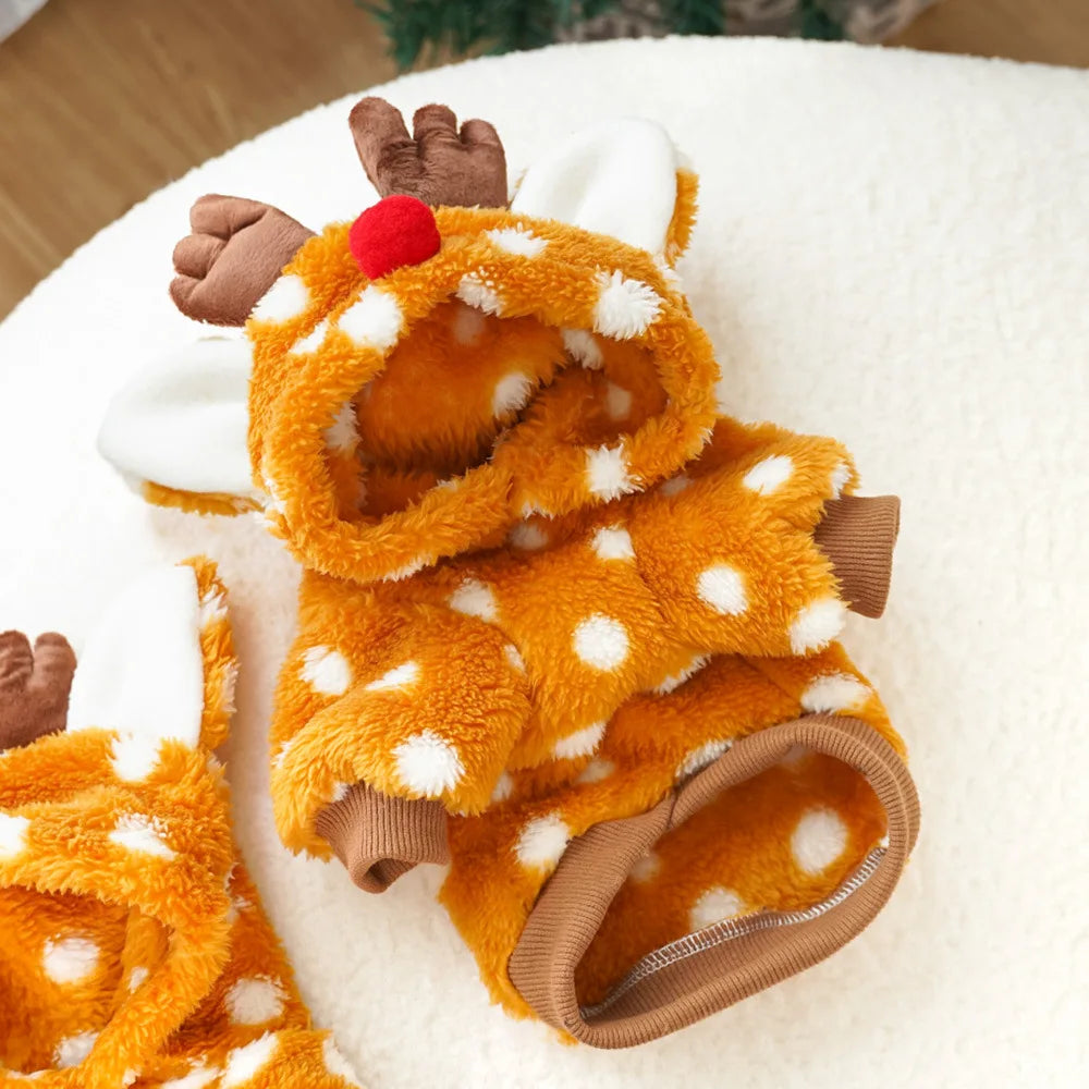 Pet Dog Christmas Clothes Elk
