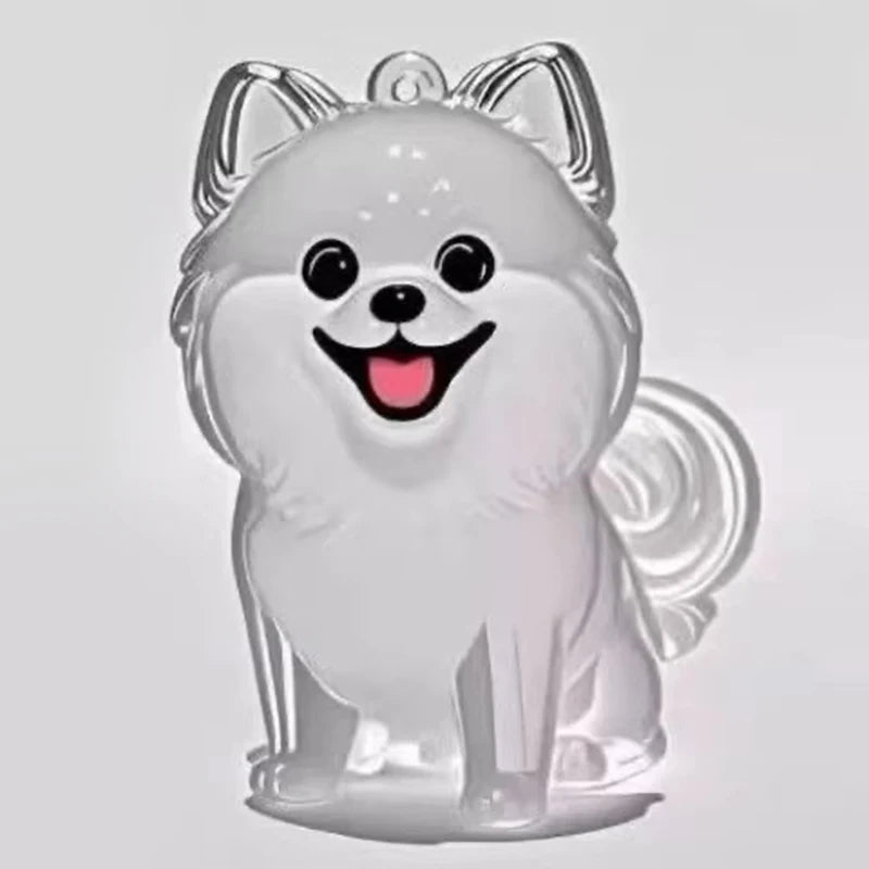 Pet Hair Memorial Pendant Keychain