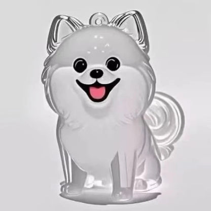 Pet Hair Memorial Pendant Keychain