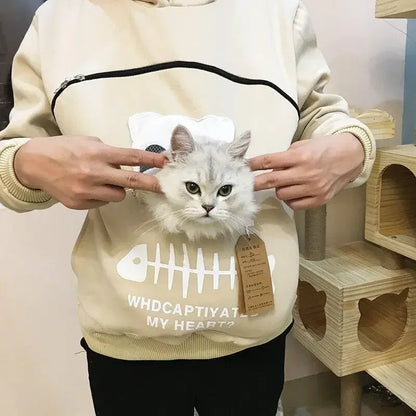 Winter Animal Pouch Hoodie