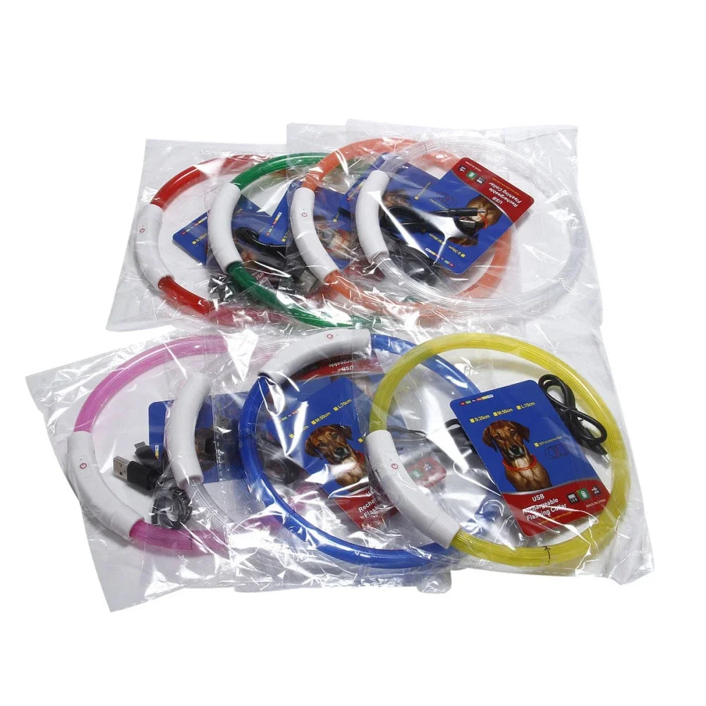 Led Glowing Dog Collar Pet