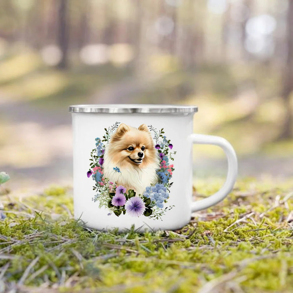 Dachshund Bulldog Border Colliegolden Retriever Printed Enam