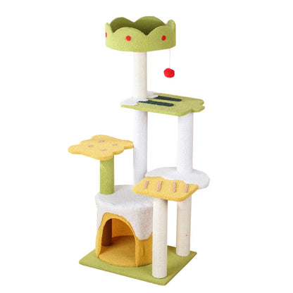 Ice-cream Style Cat Climbing Frame Three-layer Sisal Cat Scr