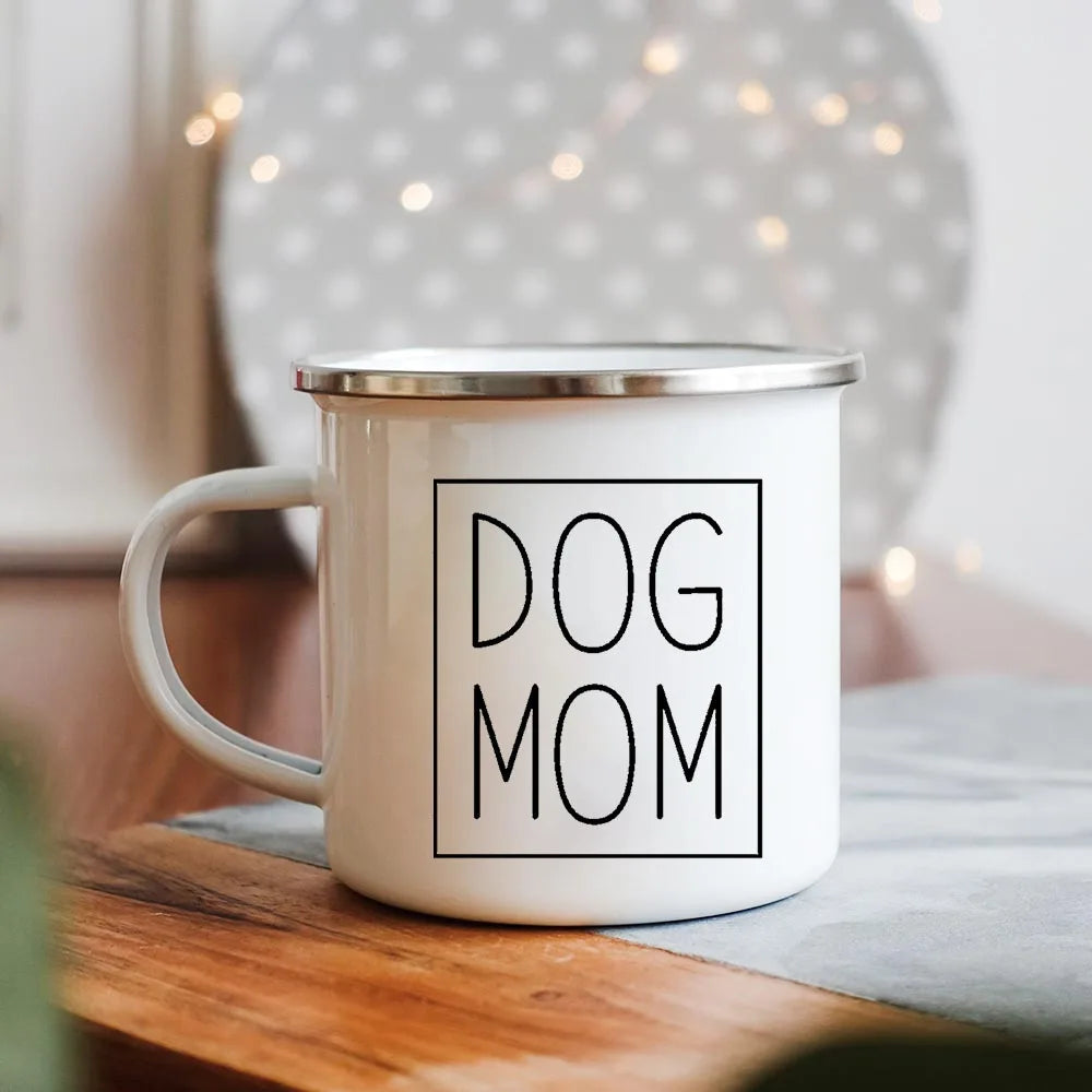 Dog Mom/Dad Print Creative Enamel