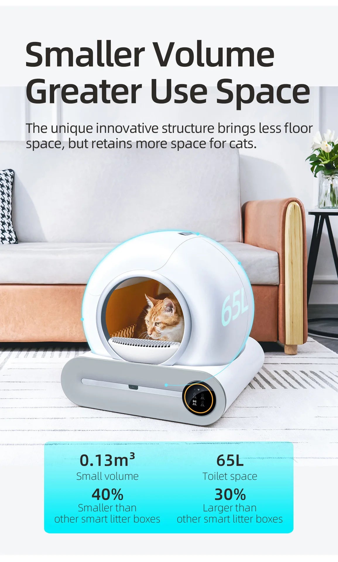 Tonepie Automatic Smart Cat Litter