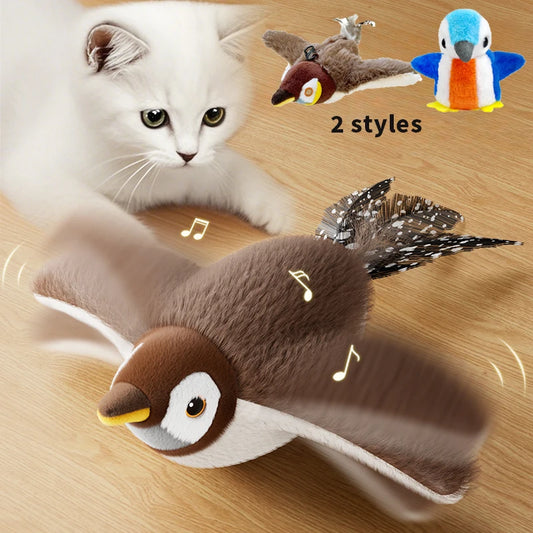 Interactive Flapping Bird Cat Toy