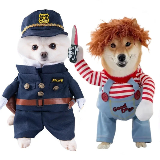 Scary Doll Dog Halloween Costume