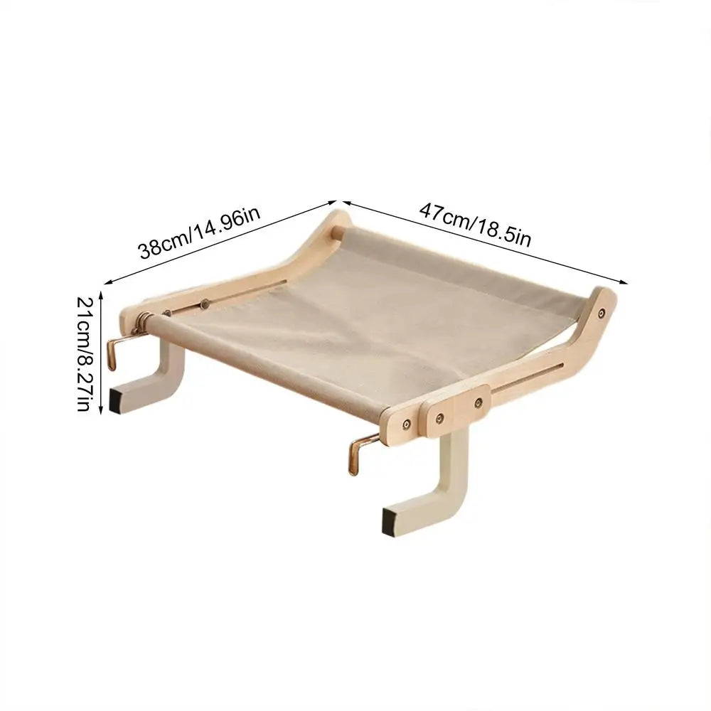 Cat Suspension Hammock Portable Detachable Bed Window Shelf
