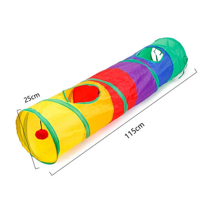 cat play tunnel interactive toy,hide and seek tunnel, portab
