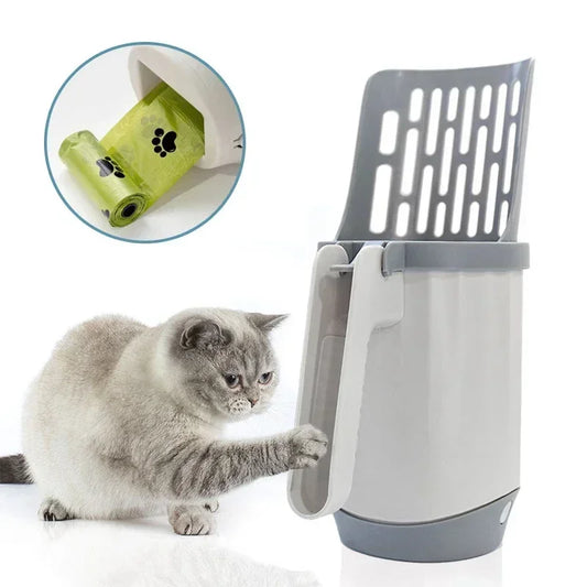 Cat Litter Shovel Scoop with Refill Bags