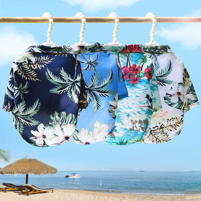 Pet Summer Cotton Shirts Hawaii