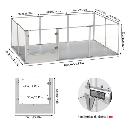 Whelping Playpen - Clear Acryli