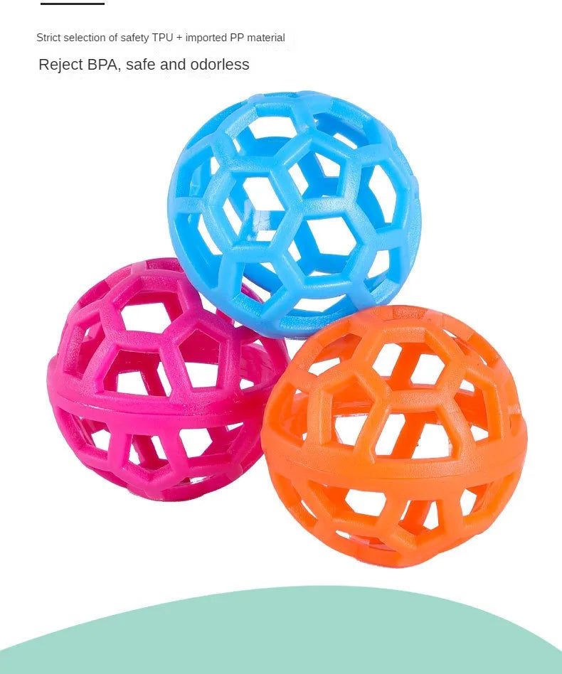 2‑Pack Hollow Ball Puppy Toys