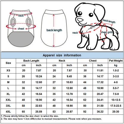 Pet Raincoat Cartoon Pattern Reflective