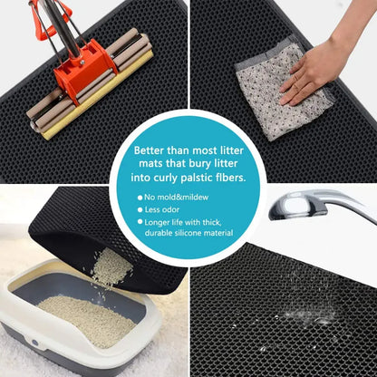 Cat Litter Mat - Double Layered and Waterproof