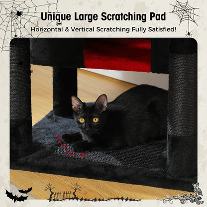 Large Cat Tree with Sisal-Covered Scratching Posts
