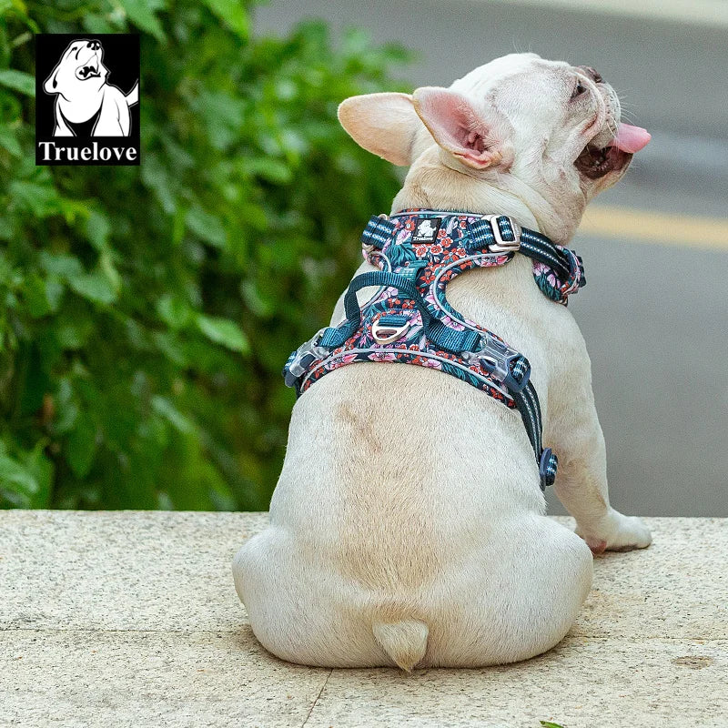 Truelove Pet Dog Harness Floral