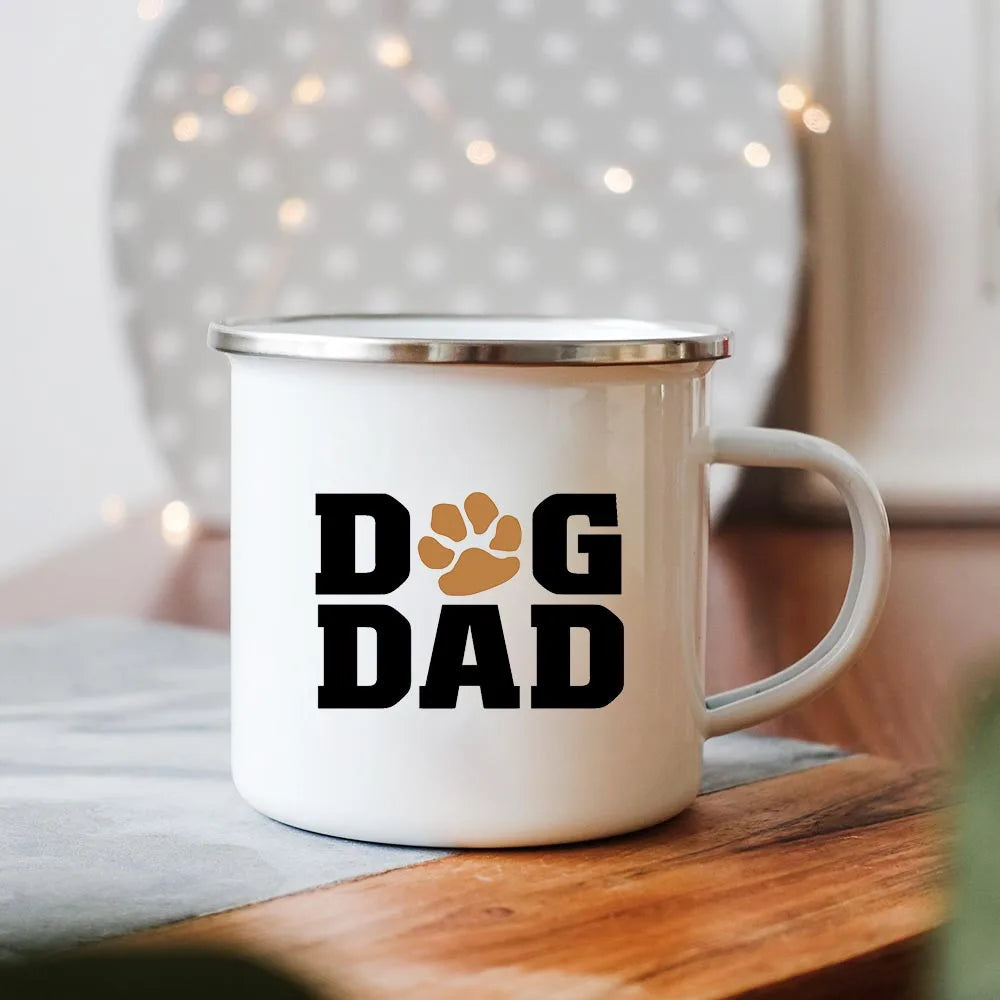 Dog Mom/Dad Print Creative Enamel
