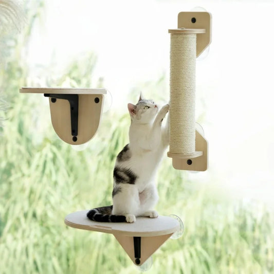 Mewoofun Cat Window Perch Hammock