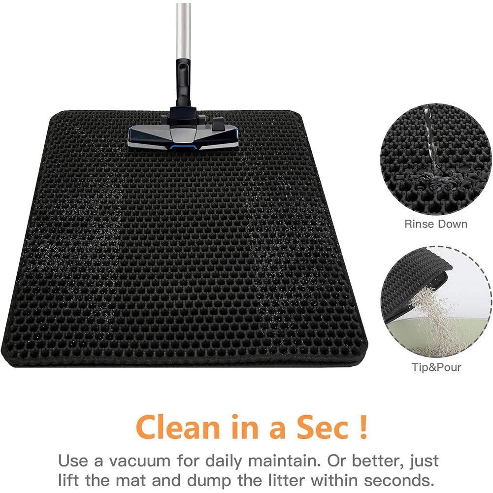 Cat Litter Mat - Double Layered and Waterproof
