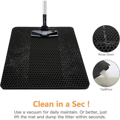 Cat Litter Mat - Double Layered and Waterproof
