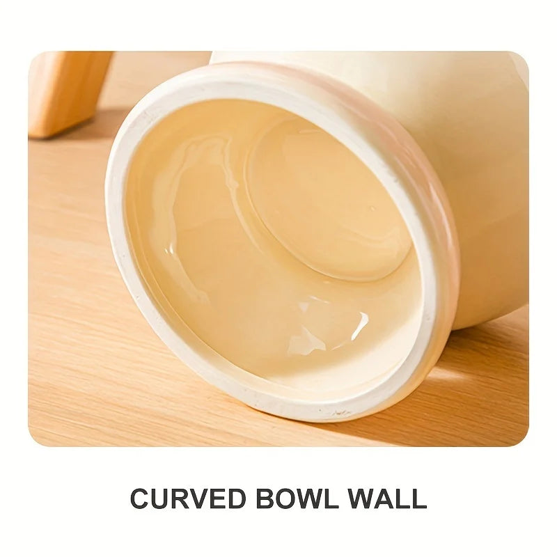 Cat Bowl,Ceramic Elevated Pet Food