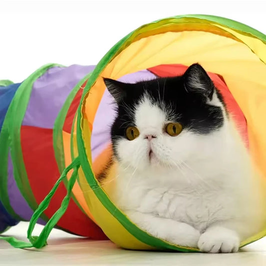 Cat Tunnel Interactive Toy Hide