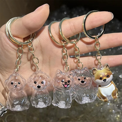 Pet Hair Memorial Pendant Keychain