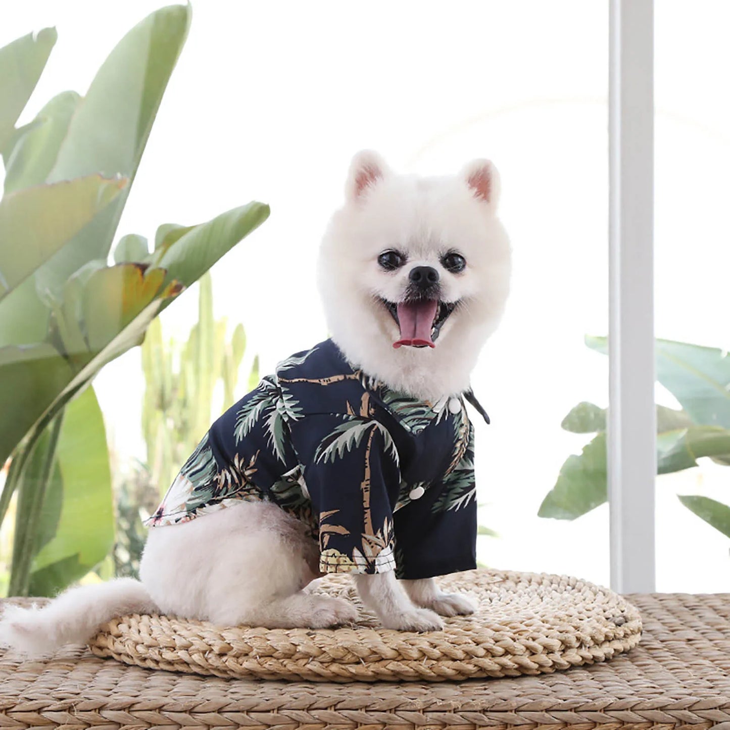 Pet Summer Cotton Shirts Hawaii