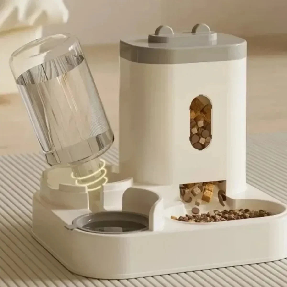 Automatic Dog/Cat Feeder With Water Fountain