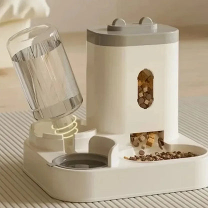 Automatic Dog/Cat Feeder With Water Fountain