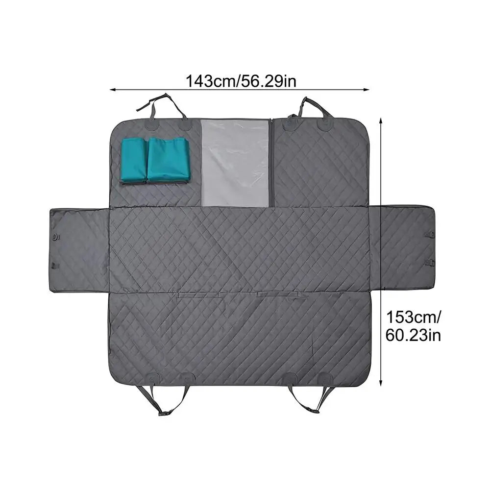 Dog Backseat Cover Waterproof Pet Travel Dog Carrier Hammock