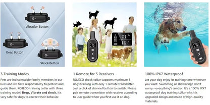 3300ft Electric Dog Training Shock Collar with Remote