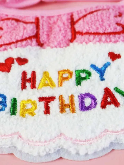 Cat Dog Birthday Bib And