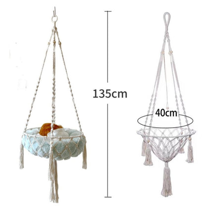 Pet Hammock Cat Swing Hand