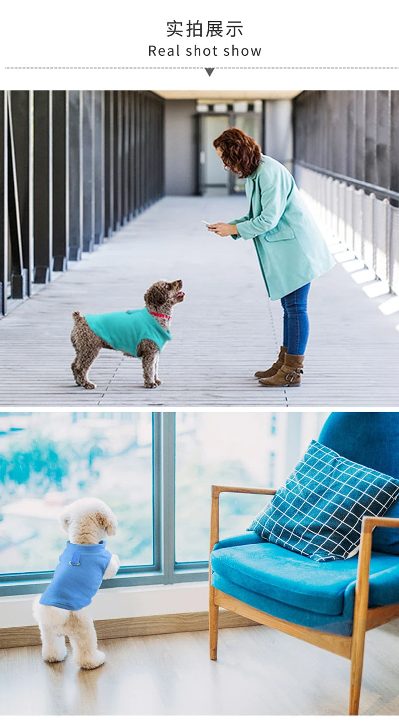 Soft Wool Pet Dog Jacket / Vest
