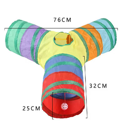 Cat Tunnel Interactive Toy Hide